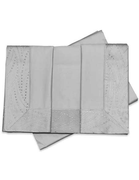BIC DECO' COMPLETO LENZUOLA MATRIMONIALE RASO 100% COTONE - JASON