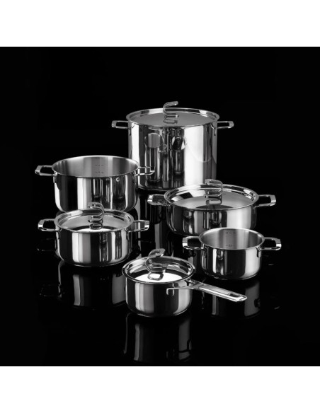 SERAFINO ZANI COPERCHIO IN ACCIAIO INOX - TULLIO