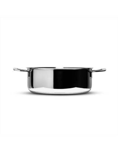 SERAFINO ZANI TEGAME 2 MANIGLIE IN ACCIAIO INOX...