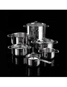 SERAFINO ZANI TEGAME 2 MANIGLIE IN ACCIAIO INOX - TULLIO 2