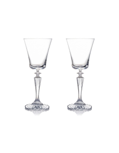 ROGASKA SET 2 CALICI ACQUA 23 CM IN CRISTALLO - MONIQUE