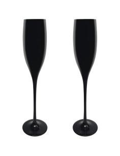 CESARE PACIOTTI SET 2 CALICI FLUTE IN CRISTALLO 20 CL -...
