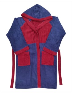 CARRARA ACCAPPATOIO CON CAPPUCCIO IN SPUGNA 100% COTONE -...