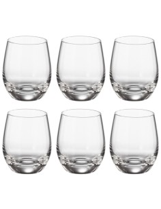 BOHEMIA SET 6 BICCHIERINI LIQUORE IN CRISTALLO 60 ML -...