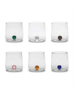 ZAFFERANO SET 6 BICCHIERI ACQUA 44 CL IN VETRO...