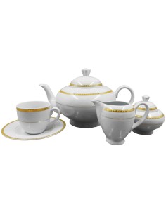 PIERRE CARDIN SERVIZIO TÈ COMPLETO 15 PEZZI - DORY ORO