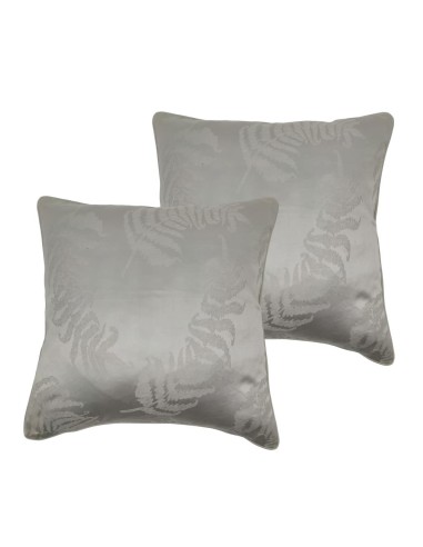 DONDI SET 2 CUSCINI ARREDO 42 X 42 CM IN RASO...