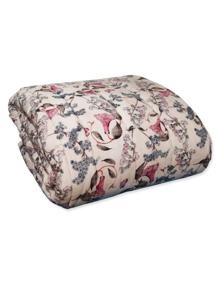 DONDI TRAPUNTA 1 PIAZZA 180 X 265 CM IN PERCALLE 100% COTONE - CAMPANULA