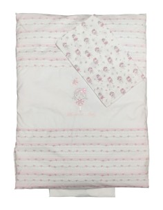BLUMARINE BABY COMPLETO COPRIPIUMINO CULLA 4 PEZZI -...