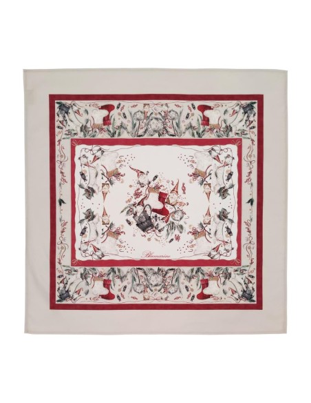 BLUMARINE COPRITAVOLA 88 X 88 CM IN PANAMA 100% COTONE - ELFI