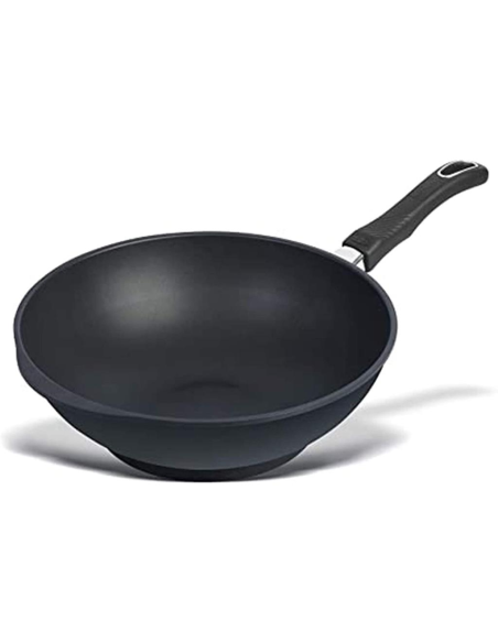 GASTROLUX PADELLA WOK ANTIADERENTE CON MANICO RIMOVIBILE  - BIOTAN