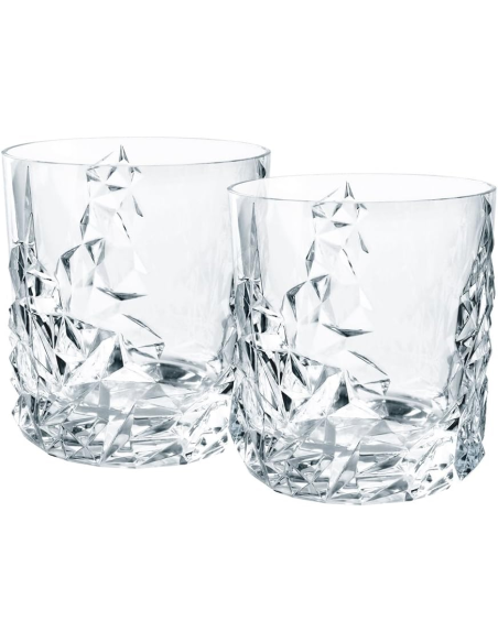 NACHTMANN SET 2 BICCHIERI WHISKY 36,5 CL - SCULPTURE