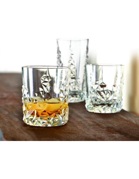 NACHTMANN SET 2 BICCHIERI WHISKY 36,5 CL - SCULPTURE