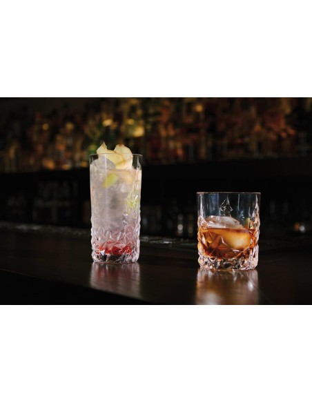 NACHTMANN SET 2 BICCHIERI WHISKY 36,5 CL - SCULPTURE