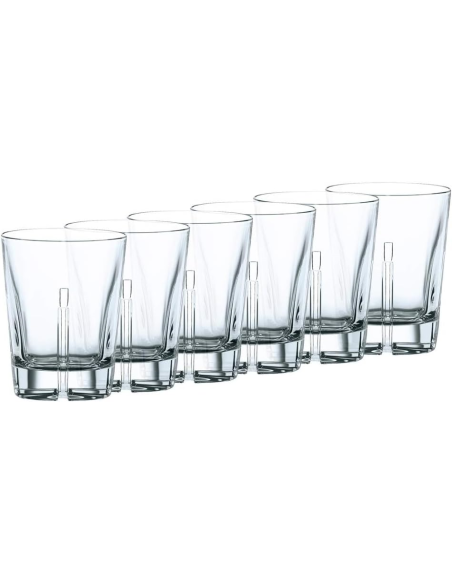 NACHTMANN SET 6 BICCHIERI WHISKY 34 CL - HAVANNA
