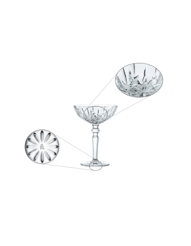 NACHTMANN SET 2 COPPE COCKTAIL MARTINI 18 CL -...