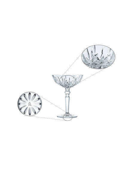 NACHTMANN SET 2 COPPE COCKTAIL MARTINI 18 CL - NOBLESSE