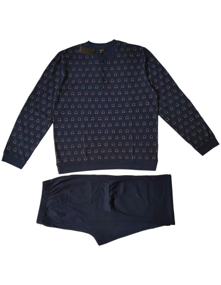 JULIPET PIGIAMA UOMO SERAFINO MANICA LUNGA E PANTALONE LUNGO