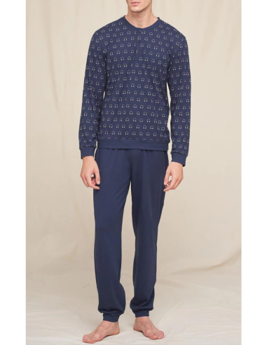 JULIPET PIGIAMA UOMO SERAFINO MANICA LUNGA E...