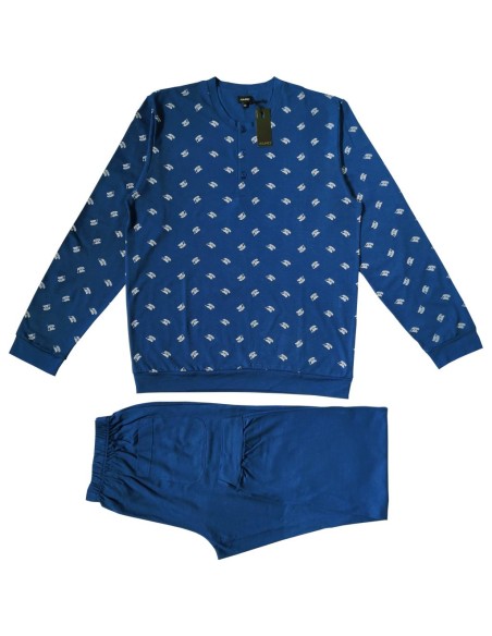 JULIPET PIGIAMA UOMO SERAFINO MANICA LUNGA E PANTALONE LUNGO - RECOARO