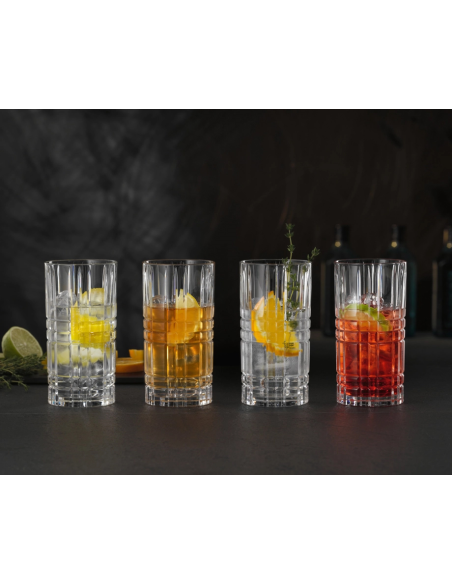 NACHTMANN SET 4 LONGDRINK 44,5 CL - SQUARE