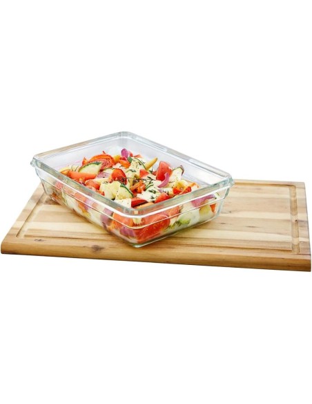 EMSA CONTENITORE IN VETRO SALVAFRESCHEZZA RETTANGOLARE - CLIP & CLOSE GLASS