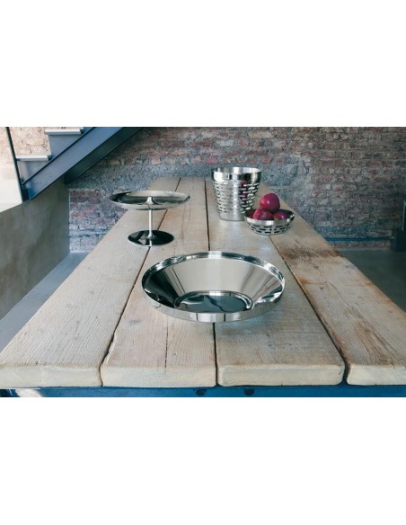 GIANNINI CENTROTAVOLA Ø 34 CM - STEEL