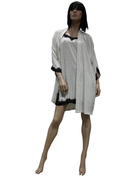 NOIDINOTTE COMPLETO LINGERIE DONNA VESTAGLIA E PARIGINA