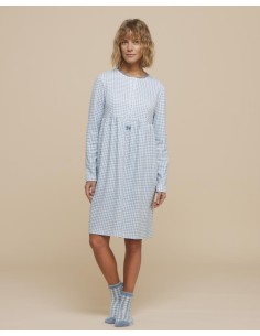 NOIDINOTTE CAMICIA DA NOTTE DONNA MANICA LUNGA A SERAFINO 2