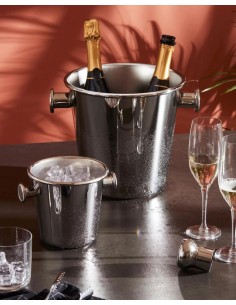 ALESSI RINFRESCATORE CON MANICI PER DUE BOTTIGLIE 2