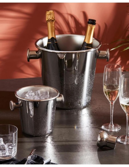 ALESSI RINFRESCATORE CON MANICI PER DUE BOTTIGLIE