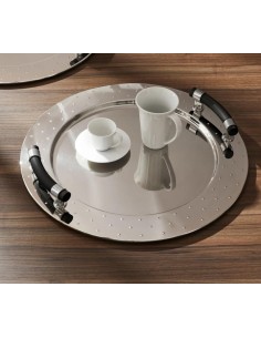 ALESSI VASSOIO ROTONDO CON MANICI - MGVASS 2