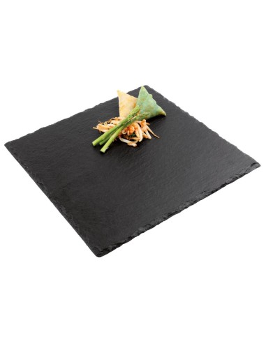 PADERNO PIATTO QUADRO IN ARDESIA 30X30 CM