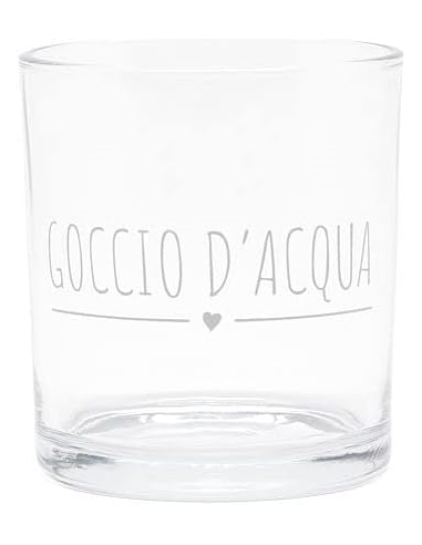 NUVOLE DI STOFFA SET 6 BICCHIERI ACQUA 30 CL -...