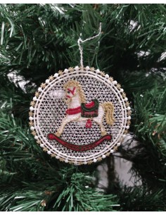 PENDAGLIO PER ALBERO DI NATALE TONDO 2