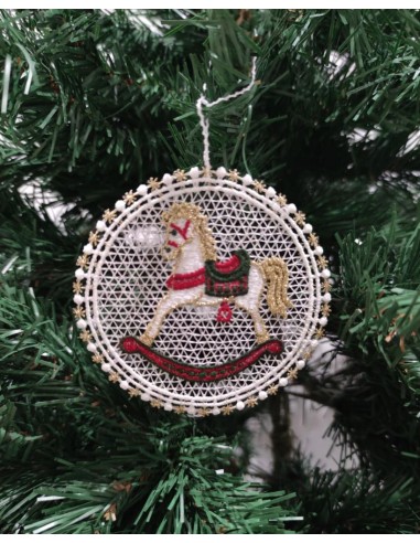 PENDAGLIO PER ALBERO DI NATALE TONDO