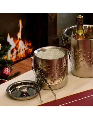 EVVIVA SECCHIELLO GHIACCIO 15X15 CM - WINE XMAS