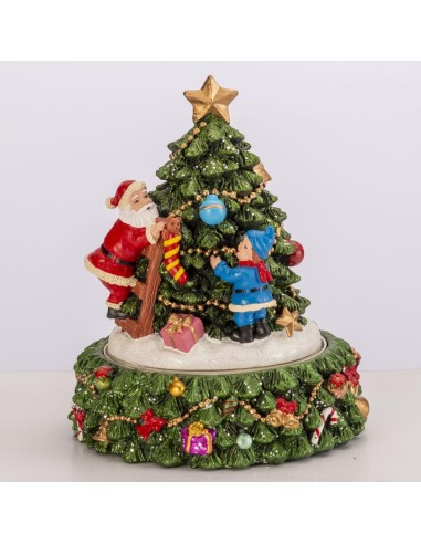 LAMART CARILLON BABBO NATALE SU ALBERO - NOEL