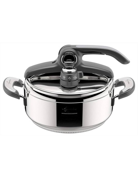 LAGOSTINA CASSERUOLA A PRESSIONE 3.5 L CON CESTELLO - NOVIA LAGOEASY'UP