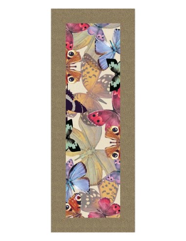 BORBONESE RUNNER 50 X 150 CM IN PANAMA - BUTTERFLY