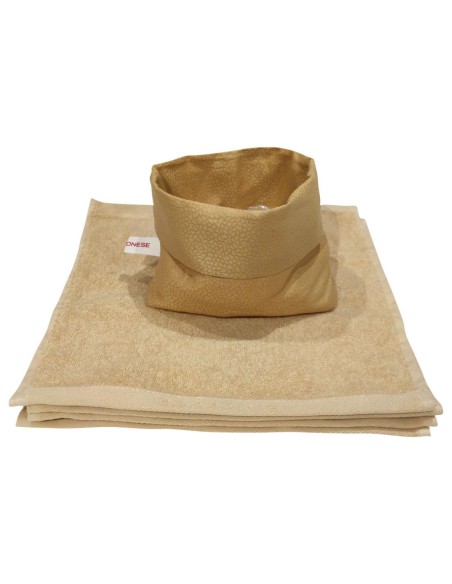 BORBONESE  CESTINO 4 LAVETTE IN SPUGNA - BORBONISSIMA