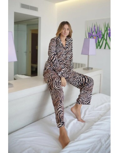 FILO D'ANGELO PIGIAMA DONNA APERTO MANICA LUNGA...