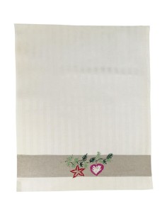 ALESSANDRO BARONCELLI STROFINACCIO NATALIZIO RICAMATO IN... 2