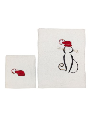 ALESSANDRO BARONCELLI SET 2 ASCIUGAMANI IN...