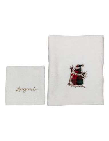 ALESSANDRO BARONCELLI SET 2 ASCIUGAMANI IN...