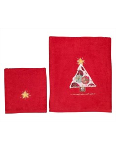 ALESSANDRO BARONCELLI SET 2 ASCIUGAMANI IN SPUGNA CON...