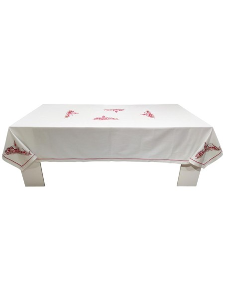 ALESSANDRO BARONCELLI TOVAGLIA IN PANAMA DI COTONE CON TOVAGLIOLI