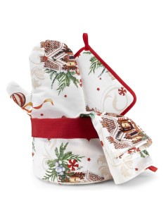 FADE SET CUCINA 4 PZ NATALIZIO - GINGERBREAD