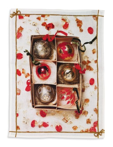 TESSITURA TOSCANA STROFINACCIO NATALIZO IN LINO