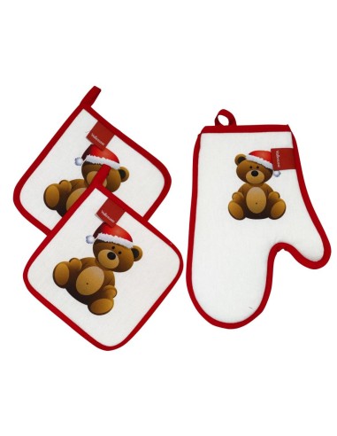 VALLESUSA SET 2 PRESINE + 1 GUANTO DA CUCINA -...